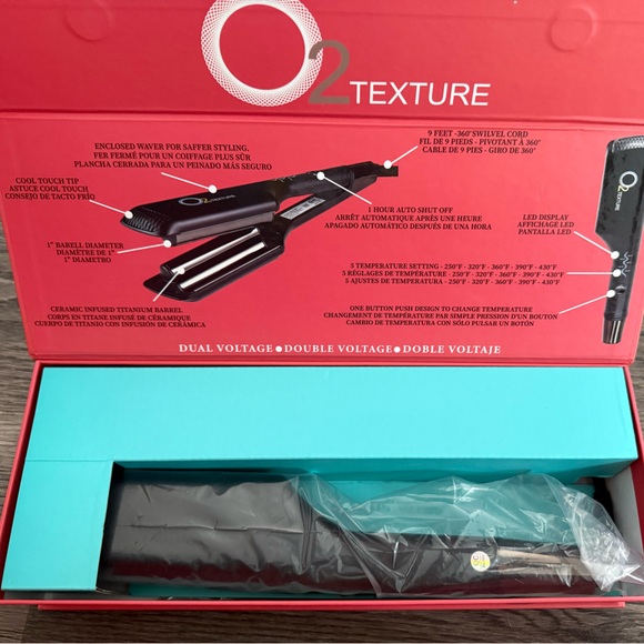 O2 Texture Titanic Ceramic Double Waver - Picture 2 of 3